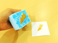 リモネンでできたオリジナルスタンプ