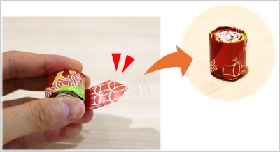 チラシロールの写真