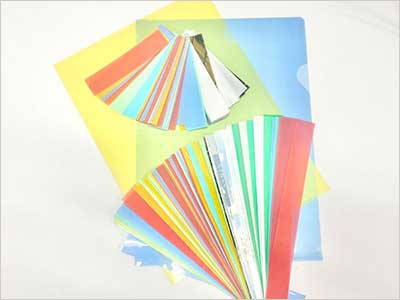 クリアファイルの写真