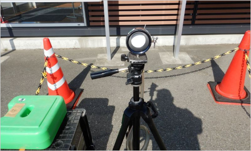 大気浮遊じん測定の写真